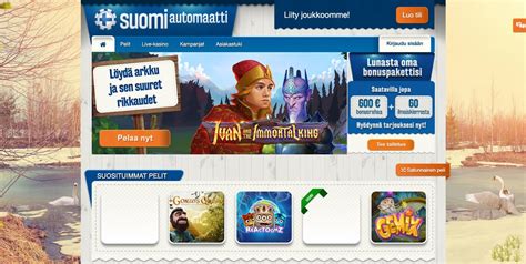 Suomiautomaatti Casino (2024) » Bonus, arvostelu ja kokemuksia.